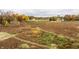 Aerial view of property showing paths and fields at 345 S 775 E, Zionsville, IN 46077