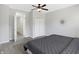 Bright bedroom featuring a comfortable bed and ample closet space at 1007 Broadway St, Indianapolis, IN 46202