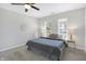 Spacious bedroom with carpeted floors and neutral walls at 1007 Broadway St, Indianapolis, IN 46202