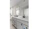Double vanity bathroom with marble countertop at 250 Mcnair Rd, Whiteland, IN 46184