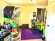 Home office with desk, ring light, and American flag at 290 W Washington St, Martinsville, IN 46151