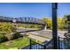 View of Monon Trail bridge and surrounding neighborhood at 456 Monon Way Dr, Carmel, IN 46032