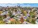 Neighborhood aerial view showcasing autumn colors at 1120 Lexington Ave, Indianapolis, IN 46203