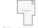 Unfinished basement spanning 18'2