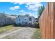 Backyard with a small building and wooden fence at 1120 Lexington Ave, Indianapolis, IN 46203