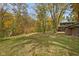 Spacious backyard with mature trees and lush greenery at 9562 N Gasburg Rd, Mooresville, IN 46158