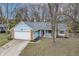 Aerial view of a ranch home with a yard at 5346 Shefford Ct, Indianapolis, IN 46254