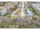 Aerial view of residential neighborhood with homes and trees at 5346 Shefford Ct, Indianapolis, IN 46254