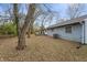 Backyard view with patio and shed at 5346 Shefford Ct, Indianapolis, IN 46254