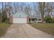 Ranch home with attached garage and front porch at 5346 Shefford Ct, Indianapolis, IN 46254