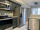 Kitchen with stainless steel appliances and granite countertops at 4720 Stoughton Ct, Indianapolis, IN 46254
