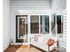 Small patio with seating area and modern design at 318 N Tacoma Ave, Indianapolis, IN 46201
