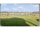 Pond view from the patio, showcasing the community landscape at 802 Weldon Way, Westfield, IN 46074