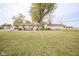 Large backyard with detached garage and home at 216 E Elm St, Jamestown, IN 46147
