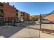 Gated parking lot in the rear of the building at 108 E St Clair St # B, Indianapolis, IN 46204