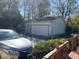 Detached two-car garage with additional storage at 647 W Mcgregor Rd, Indianapolis, IN 46217