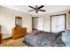 Cozy bedroom with wood floors and double doors leading to another room at 7178 Lockford N, Avon, IN 46123