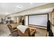 Finished basement featuring a home theater and seating area at 7178 Lockford N, Avon, IN 46123