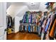 Large walk-in closet with ample hanging space at 7178 Lockford N, Avon, IN 46123