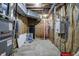 Unfinished basement with utilities and storage space at 7178 Lockford N, Avon, IN 46123