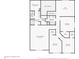 Two-story floor plan with primary bedroom, loft, and multiple bedrooms at 4633 Angelica Dr, Indianapolis, IN 46237