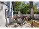 Relaxing deck overlooking a fenced backyard at 2221 E Michigan St, Indianapolis, IN 46201