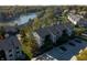 Aerial view of a condo building near a lake at 8168 Shorewalk Dr # A, Indianapolis, IN 46236