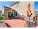 Deck with patio furniture and umbrella at 3159 Hurst St, Whiteland, IN 46184