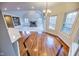 Spacious living room with fireplace, built-ins and hardwood floors at 808 Copperfield Xing, Danville, IN 46122