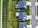 Aerial view of homes and community with landscaping at 16703 Ayshire Dr, Fishers, IN 46037