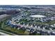 Aerial view of a residential neighborhood at 16703 Ayshire Dr, Fishers, IN 46037