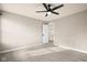 Bedroom with carpet, ceiling fan and door to another room at 16703 Ayshire Dr, Fishers, IN 46037