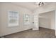 Bright office with hardwood floors and white plantation shutters at 16703 Ayshire Dr, Fishers, IN 46037