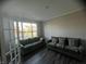 Cozy office space with two sofas and a large window at 3609 Merchmont Rd, Bargersville, IN 46106
