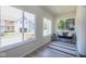 Charming front porch with a bench and ample natural light at 2641 Guilford Ave, Indianapolis, IN 46205
