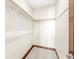 Walk-in closet with ample shelving at 1521 N Alabama St # L, Indianapolis, IN 46202