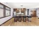 Modern kitchen with granite countertops and island at 1521 N Alabama St # L, Indianapolis, IN 46202