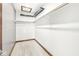 Large walk-in closet with built-in shelving at 1521 N Alabama St # L, Indianapolis, IN 46202