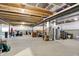Unfinished basement with plumbing and electrical at 12594 Tidecrest Dr, Fishers, IN 46037