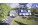 Ranch home with attached garage and fenced yard at 184 Old North Salem Rd, Danville, IN 46122
