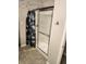 Shower with sliding glass doors and patterned curtain at 428 N Wyndstone Way, Fortville, IN 46040