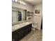 Double vanity bathroom with a shower/tub combo at 428 N Wyndstone Way, Fortville, IN 46040