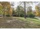 Aerial view showcasing homes and trees with autumn foliage at 6971 Lynx Dr, Nineveh, IN 46164