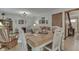 Farmhouse style dining room with a wooden table and chairs at 6971 Lynx Dr, Nineveh, IN 46164