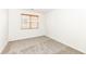Simple bedroom with carpeted floor and window with blinds at 3518 Heathcliff Ct, Westfield, IN 46074