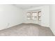 Simple bedroom with bay window and carpet at 3518 Heathcliff Ct, Westfield, IN 46074