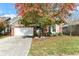 Brick ranch home with attached garage and landscaping at 3518 Heathcliff Ct, Westfield, IN 46074