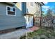 Backyard with a private entrance and fence at 3616 N College Ave, Indianapolis, IN 46205