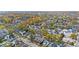 Aerial perspective of a residential area with houses and fall foliage at 3752 Ruckle St, Indianapolis, IN 46205