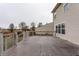 Wooden deck extends from home, offering backyard access at 19420 Golden Meadow Way, Noblesville, IN 46060